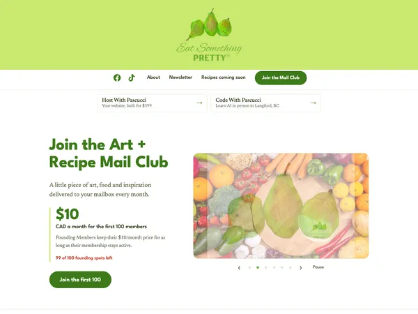 Eat Something Pretty — screenshot
